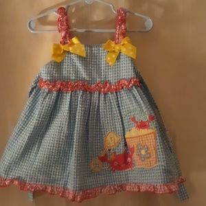 18-month girls Good  Lad gingham check sundress